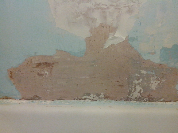 стена в ванной до покраски